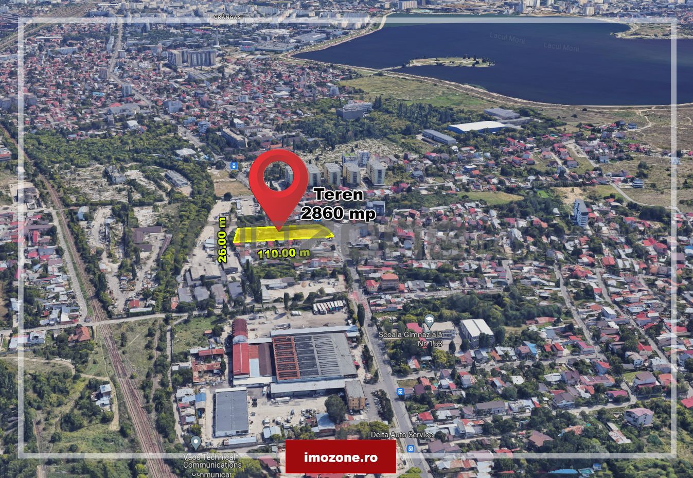 Teren investitii Calea Giulesti 2857 mp, desch. 26 ml, la strada, Comision 0 % - Poză 3