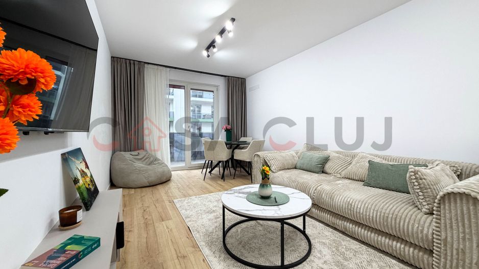 Apartament 2 camere - NOU - Mobilat, Parcare - Poză 2