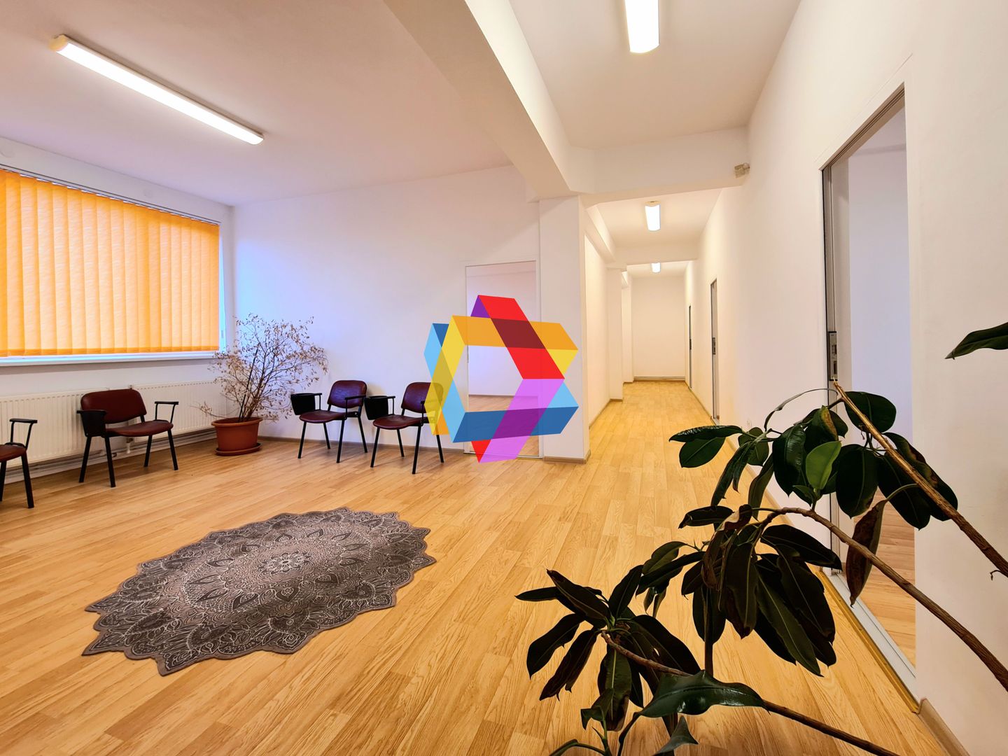 Spatiu birouri de închiriat Brasov - 120 mp  # plus-imo - Poză 1