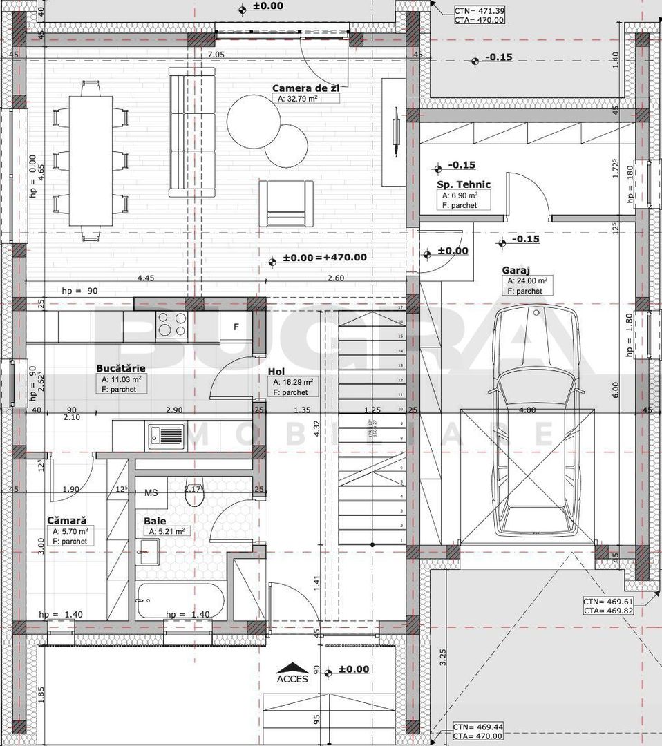 Casa individuala moderna 183 utili, teren 786 mp, garaj, zona Profi - Poză 7