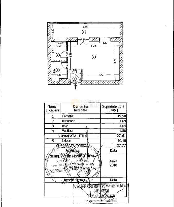 Garsoniera | Creditabil I  Vedere Panoramica | Pasajul Victoriei - Poză 9