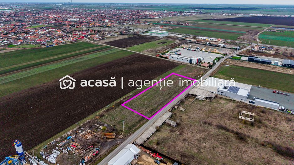 Teren cu acces DN7 și A1, ideal pentru dezvoltări industriale - Poză 3