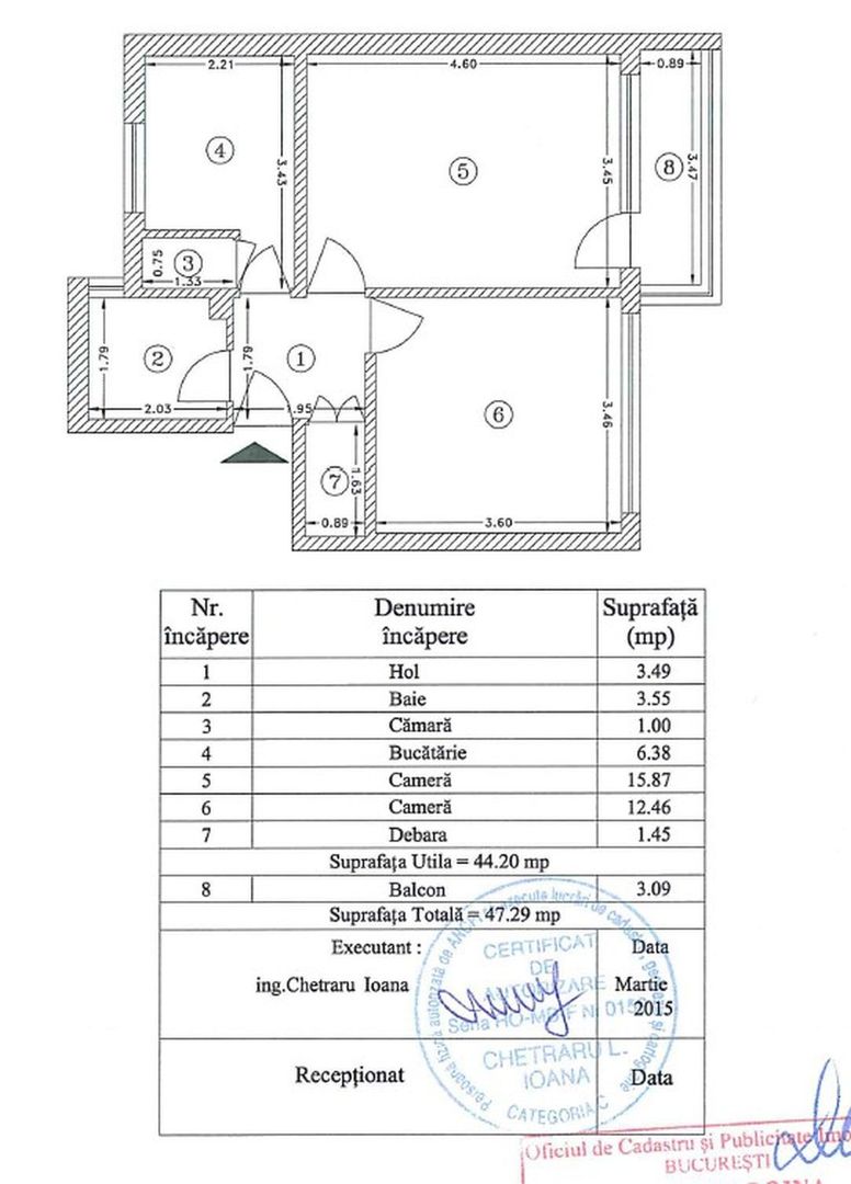 Apartament 2 camere RENOVAT de închiriat – Drumul Taberei, zona Favorit | - Poză 9