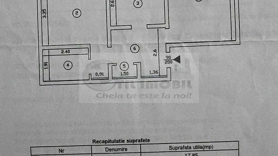 ✨ Apartament 2 camere Decomandat | 53 mp | Etaj 2 | Galata | 102.000 € - Poză 7