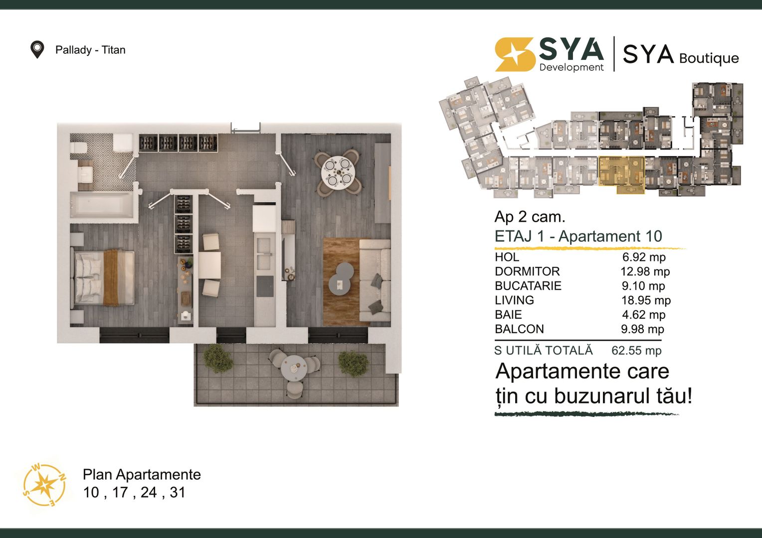 PROMO - 2 CAMere DECOMANDAT -  LOC DE PARCARE INCLUS! - Poză 2