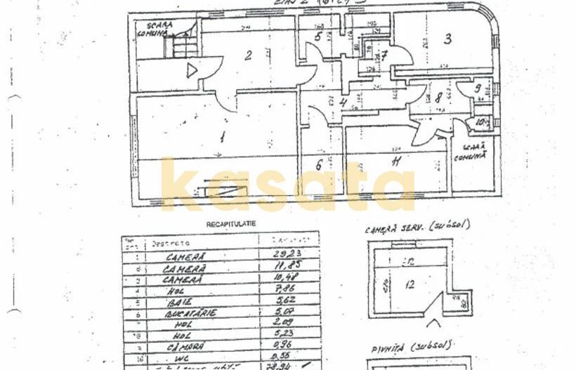 3 camere I Casin Domenii I 113mp I birou - Poză 17