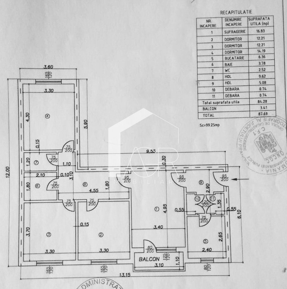 Apartament cu 4 camere, zona Nord - Poză 13