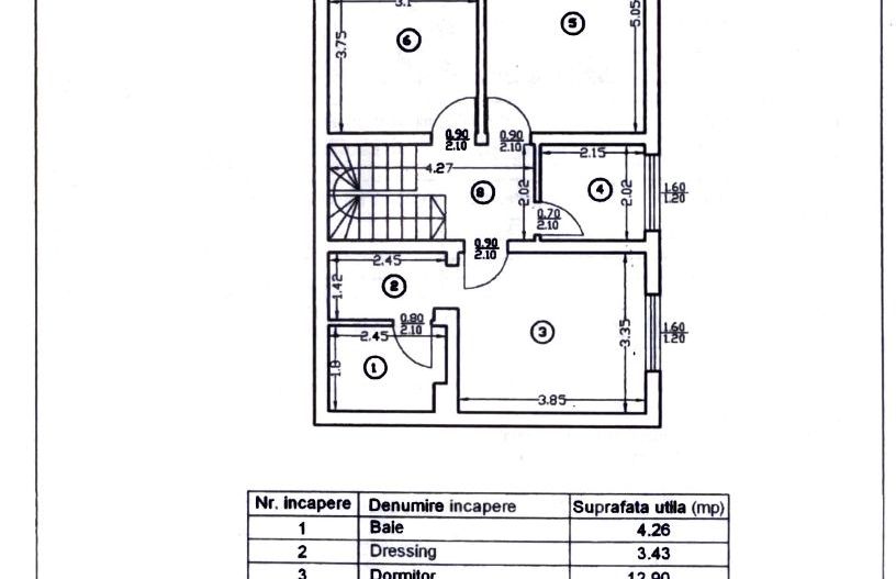 Vanzare casa 4 camere tip duplex Otopeni - Odaile, P+1+Pod, curte proprie ! - Poză 55