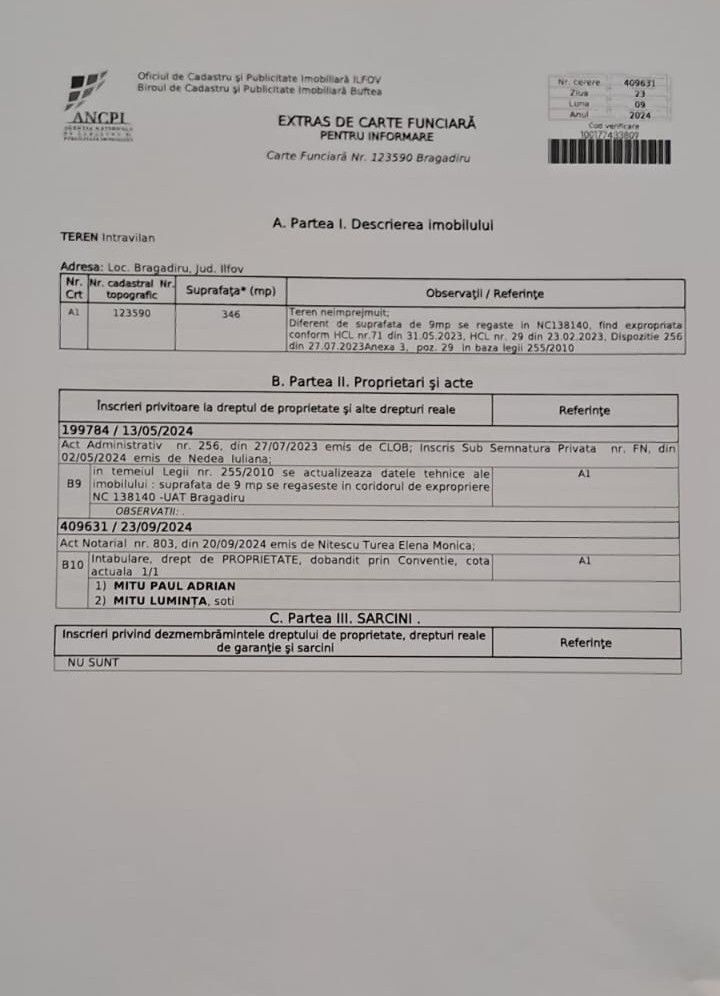 Teren intravilan 2944 mp Rubinului/Bragadiru - Poză 5