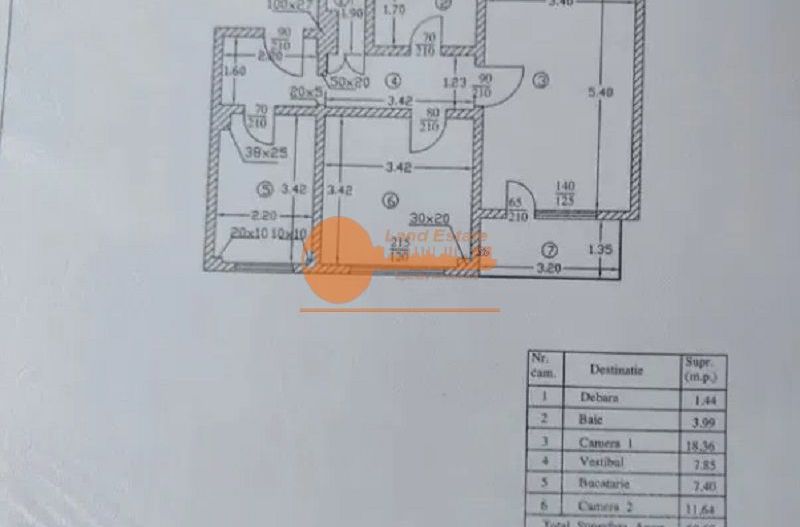 Apartament 2 camere | Militari – Gorjului - Schiță 14