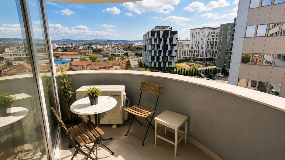 Apartament premium cu 3 camere | 75 mp + terasă | Complet mobilat și utilat - Poză 9