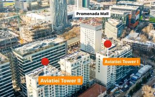 Apartament superb 3 camere I Aviatiei Tower Faza II I Vedere libera - Poză 8