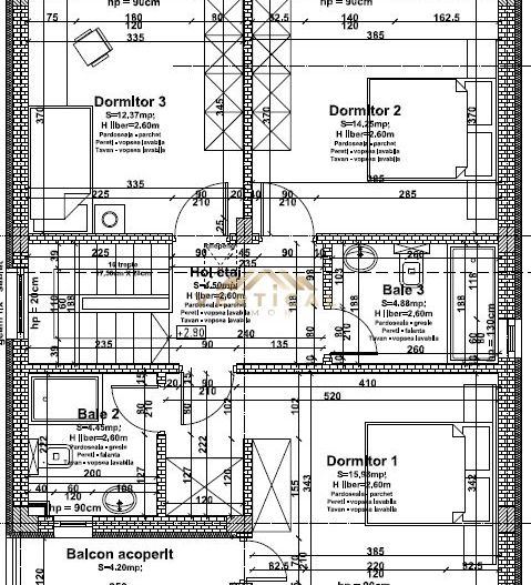 Vila perfecta! 4 Camere, 3 Bai, 115mp utili, Berceni Centru - Schiță 8