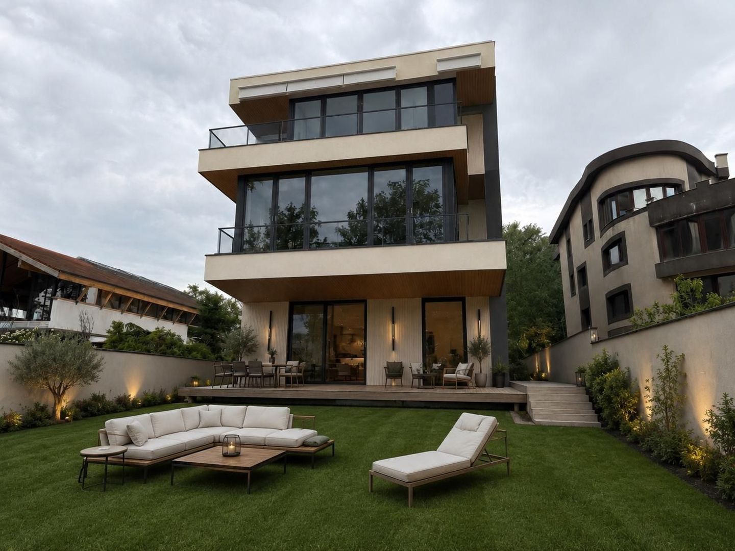 Apartament 3 camere cu gradina privata si vedere spre lac - Poză 1