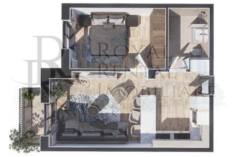 2 camere 48 mp Baciu | Parcare inclusă | Bloc Nou - Poză 3