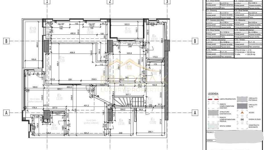 Penthouse Triplex Exclusivist *285mp* // Rooftop *93mp* // 2 Parking / Herastrau - Schiță 96