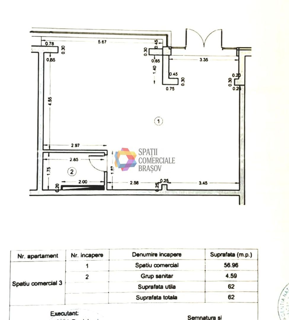 Spatiu comercial zona Coresi  - 62 mp - Poză 5