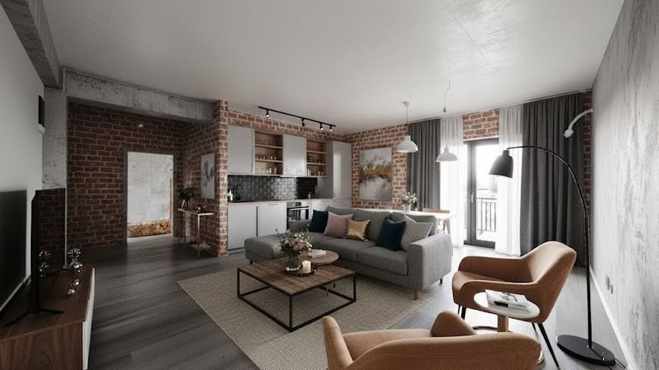 Apartamentul nr. 26 | 2 camere decomandat | Etaj 3 | Terasă 8,87 mp | - Poză 2
