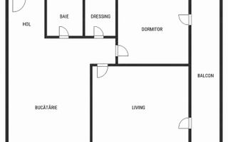 Apartament decomandat 2 camere 56 mp Parcare disponibila-Buna Ziua - Poză 4