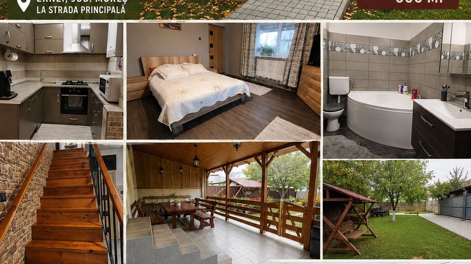 Proprietate cu două locuințe, garaj încălzit, foișor, 600 mp in Ernei - Poză 22