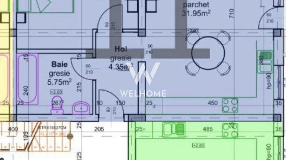 Apartament doua camere NOU si SPATIOS -Selimbar, Sibiu - Schiță 8