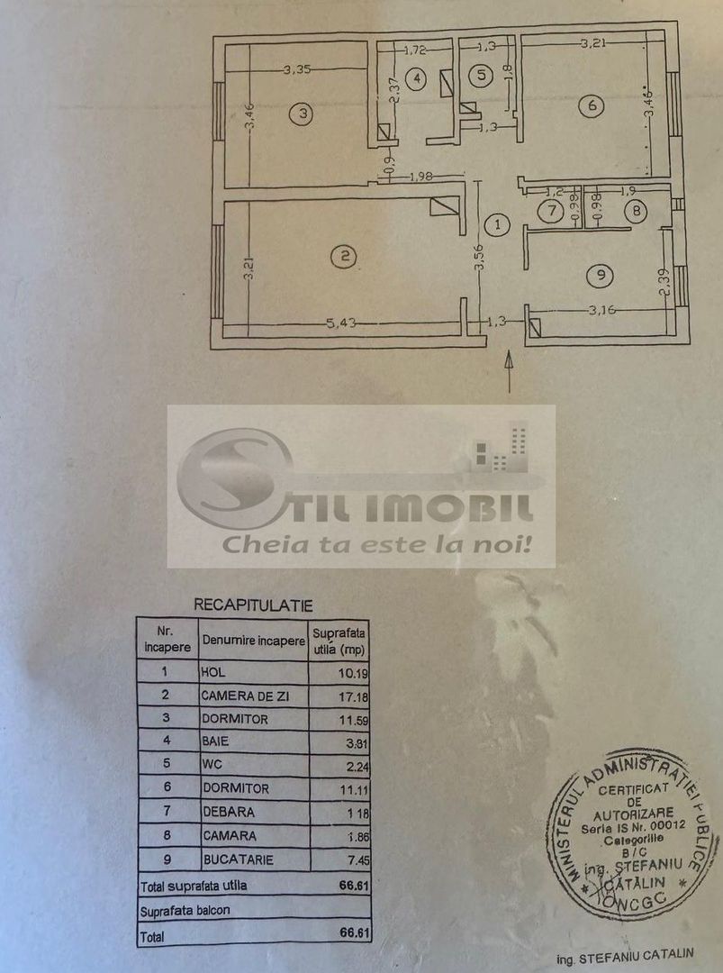 Apartament 3 Camere | Parter Înalt | 2 Băi | Renovat 2023 | Boxă - Poză 6