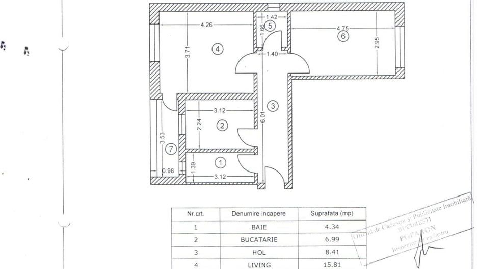 Apartament 2 camere cu 2 bai, decomandat, Trapezului - Poză 17
