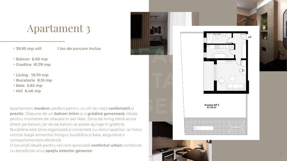 Vânzare, apartament, o cameră, Giroc, Timiș - Poză 2