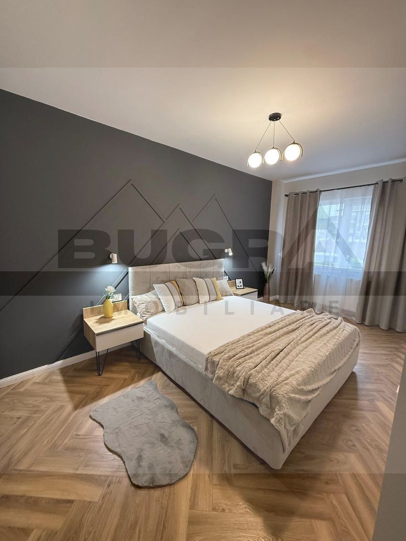 Apartament 3 camere, super finisat, parcare, zona Terra - Poză 1