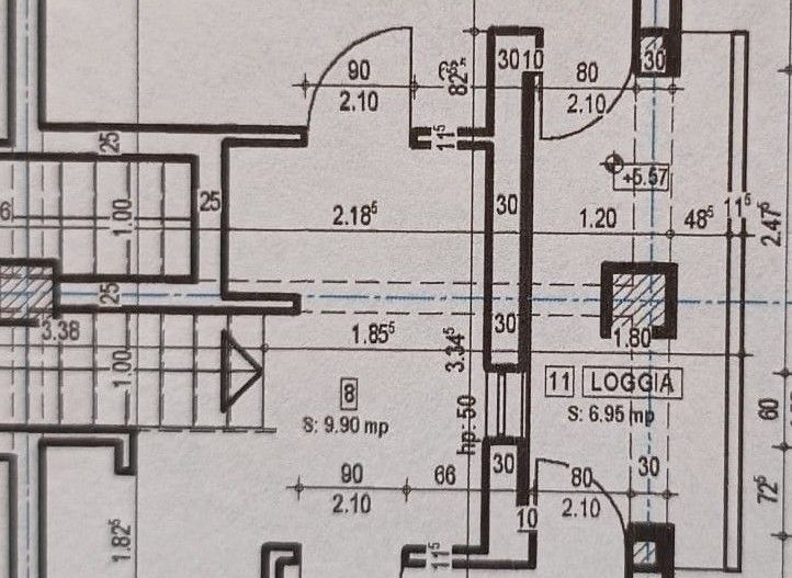Apartament 3cam la vila. zona parcului Sub Arini, Sibiu - Schiță 14