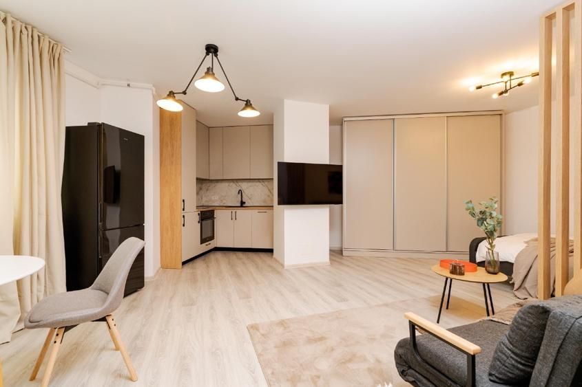 De Inchiriat–Studio Modern, Bloc Nou, Prima Închiriere,  Metrou Timpuri Noi - Poză 7