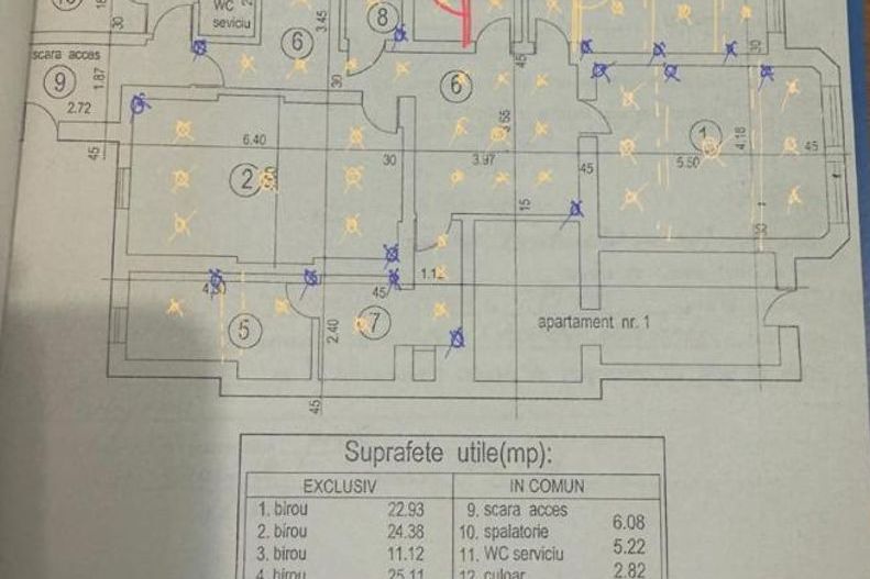 4 CAMERE|| DEMISOL || CALEA DOROBANTILOR - Schiță 24