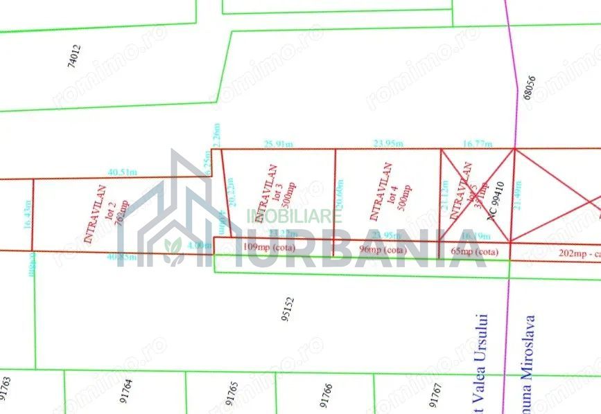 Parcele Teren Valea Ursului, 1 km de Centura Iasi - Poză 2