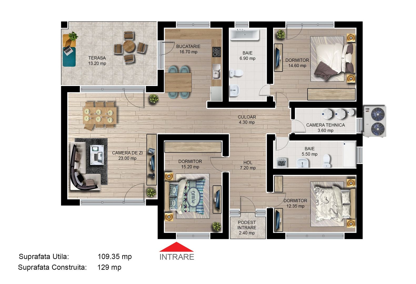 Casa individuala 4 camere Cartier Izvor Tarlungeni Brasov - Poză 4