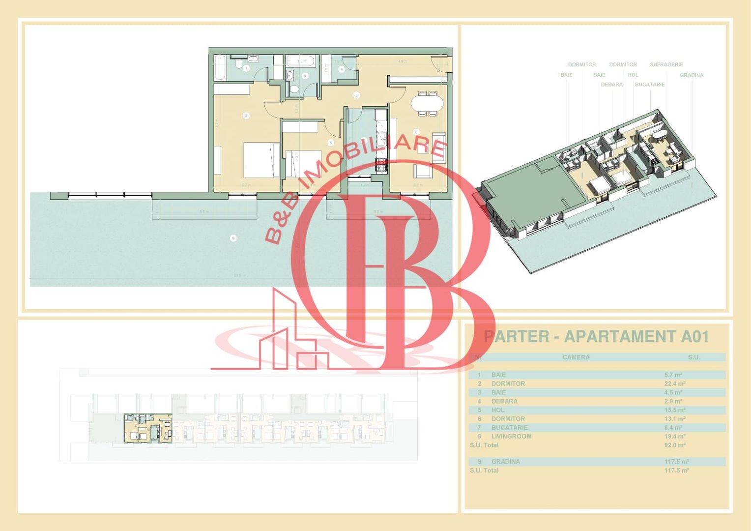 3 camere -gradina proprie Metrou Nicolae Teclu - Schiță 8