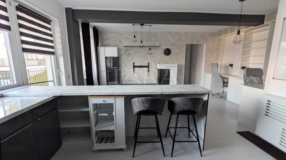 Apartament SMART cu 2 camere, terasă 30 mp, parcare subterană. - Poză 2