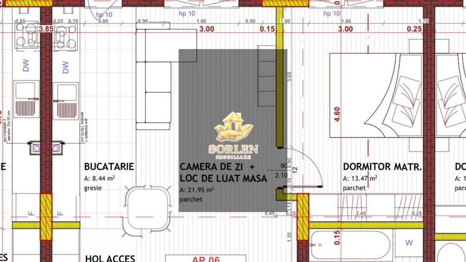 Apartament 2 camere de vânzare – Florești, Zona Eroilor - Poză 13