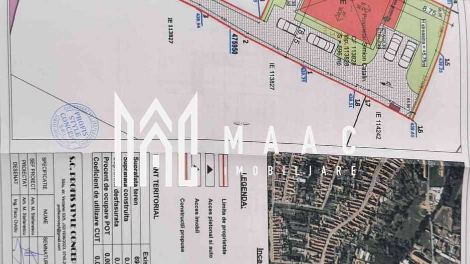 Teren 696 mp în Cristian | utilități pe teren | deschidere la 2 străzi - Poză 2