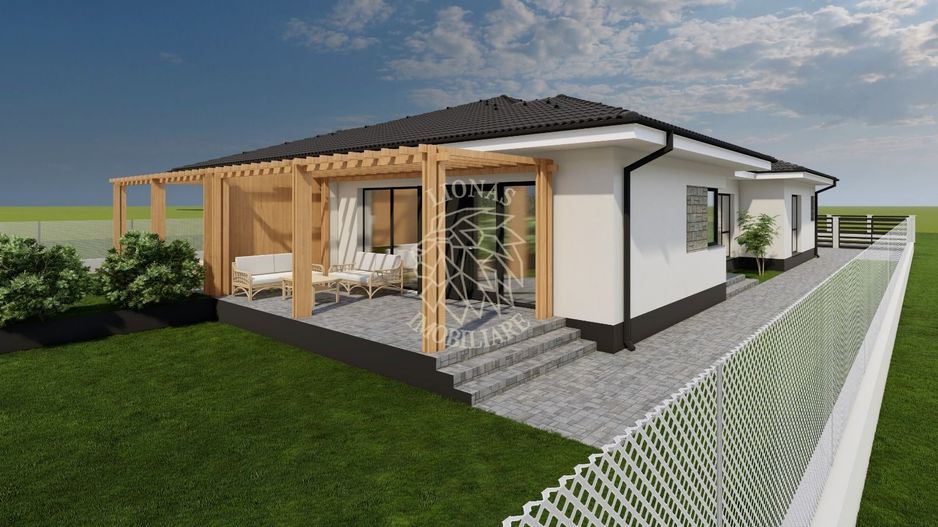 Casa Finisata 4 camere 107 mp-terasa-teren 388 mp-Aerodrom - Poză 1