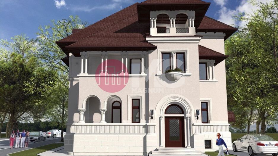 Vila cu arhitectura deosebila de vanzare- Primaverii- televiziune - Poză 2