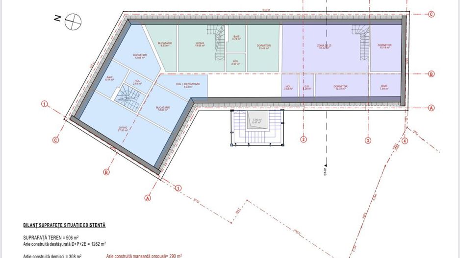 Clădire cu proiect 12 apartamente Central - Poză 8