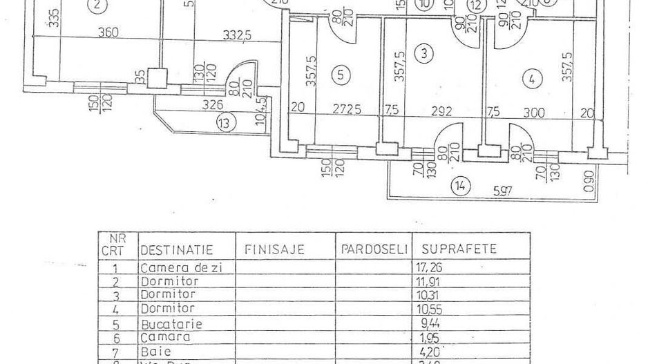 4 camere| STEFAN CEL MARE-OBOR - Schiță 19