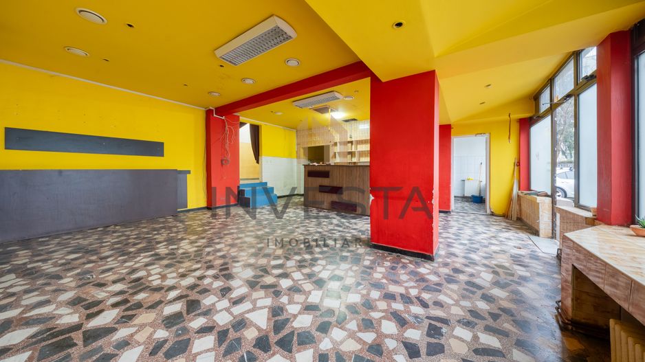 Spatiu comercial de inchiriat -  compartimentat - 125 mp – Manastur - Poză 1
