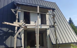 Cabana Finisata 160 mp -teren 4100 mp-Panorama spre Lac Colibita - Poză 3