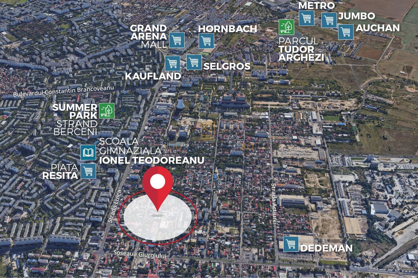 Teren 869 mp si casa 70 mp, str. Odei, sos. Giurgiului, Sector 4 - Poză 8