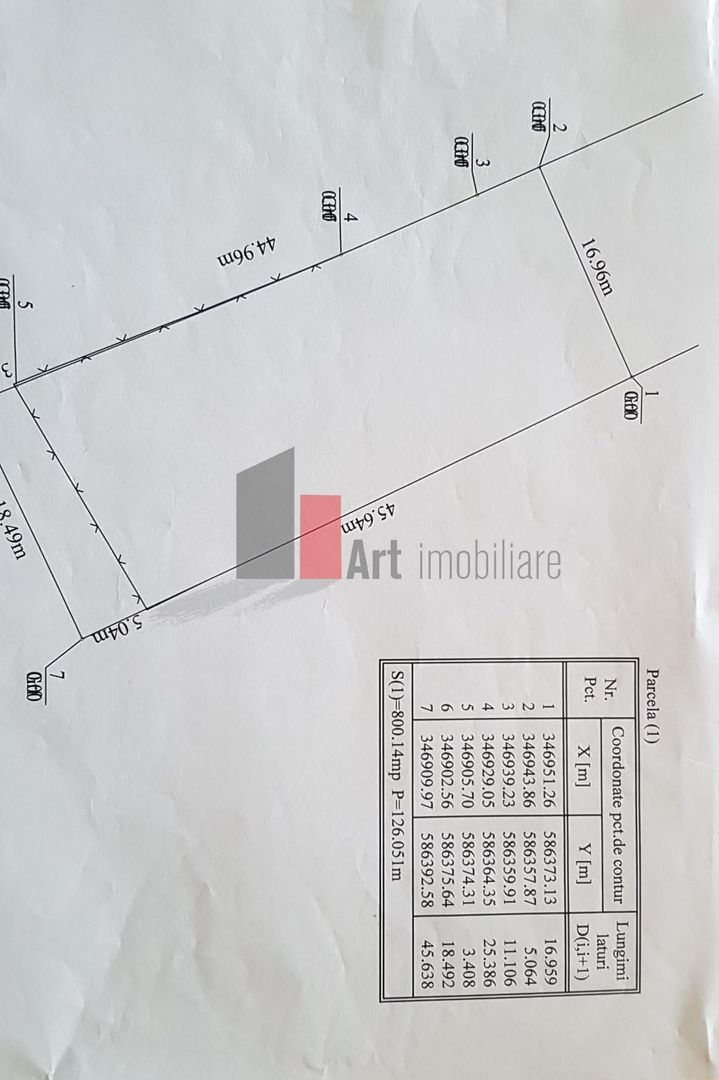 Teren de vanzare Balotesti - Soseaua Unirii - Poză 2