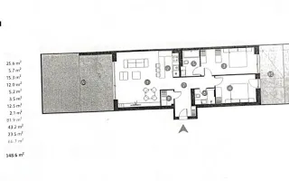 3 rooms apartment***148sqm***//65sqm garden // Baneasa - Schiță 30