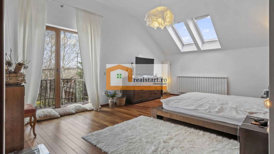 Langa Padurea Corbeanca, P+M, teren 780mp, terasa 35mp, mobilata&utilata - Poză 8