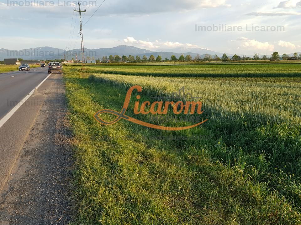 Teren Stupini Calea Feldioarei 4600 mp,21 euro/mp, front la asfalt - Poză 1