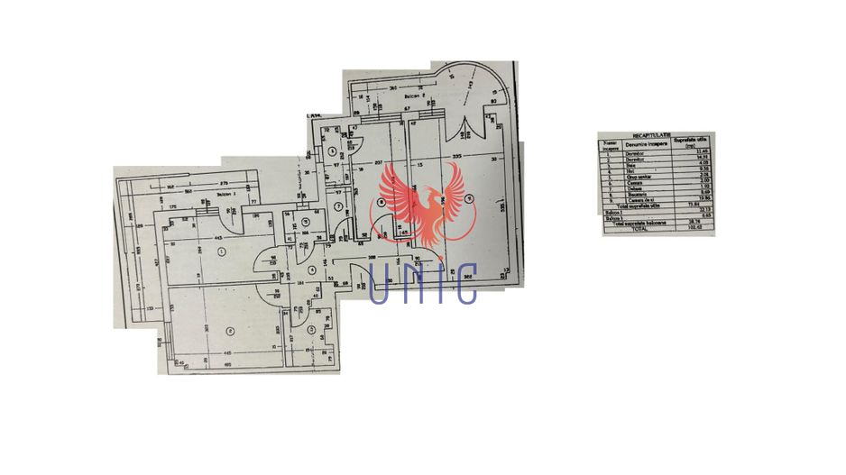 Apartament 3 camere Vis-A-Vis McDonalds - Schiță 9